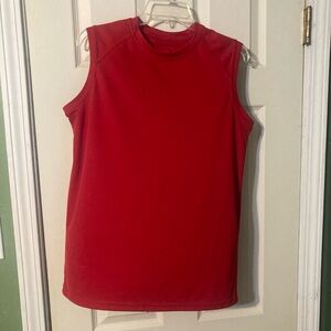 BCG Academy sportswear brand red men’s muscle tank size small